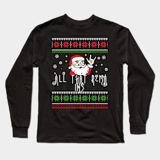 all that santa metal Long Sleeve T-Shirt